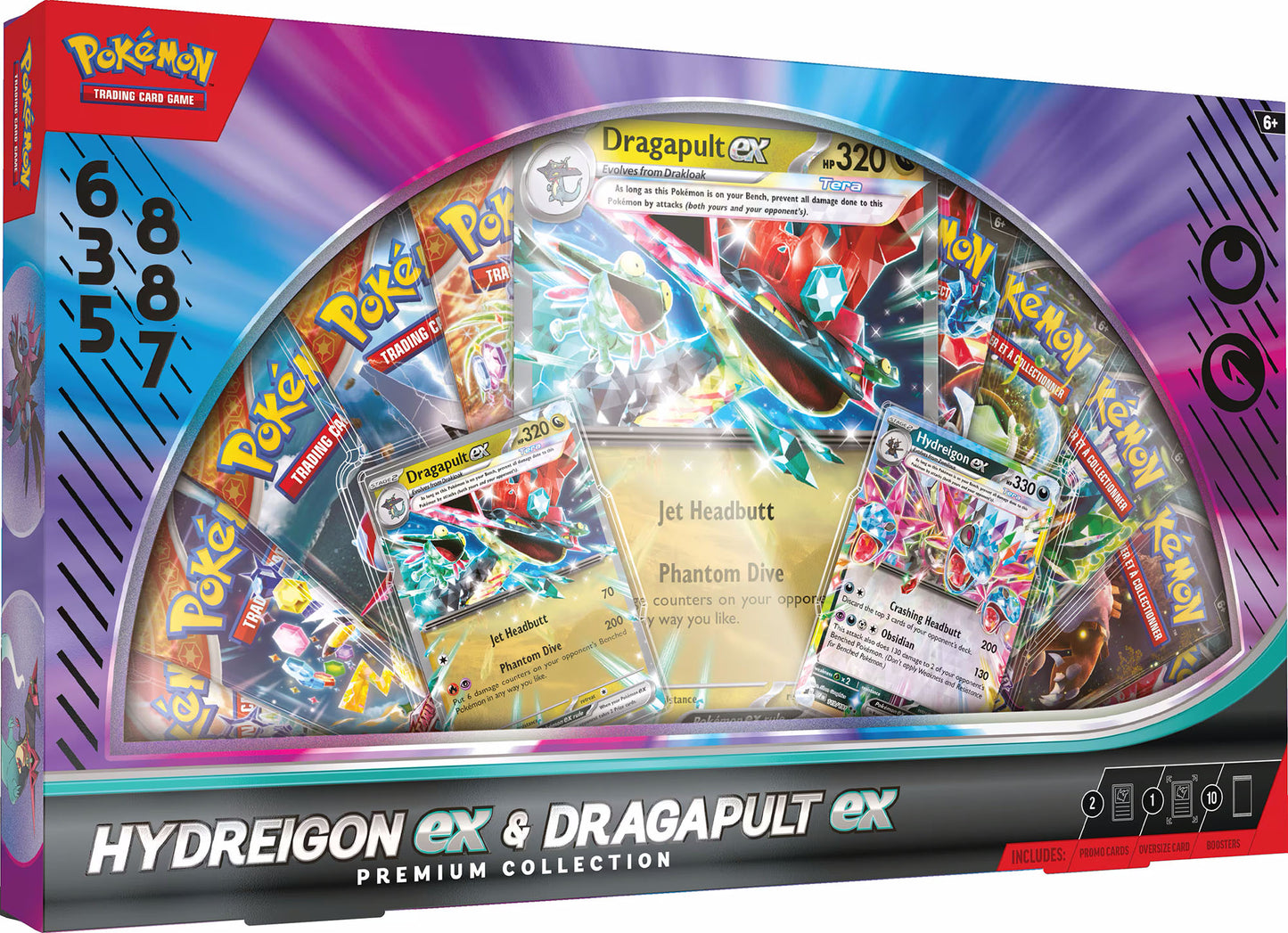 Pokemon Hydreigon ex & Dragapult ex Premium Collection - Tech Trove