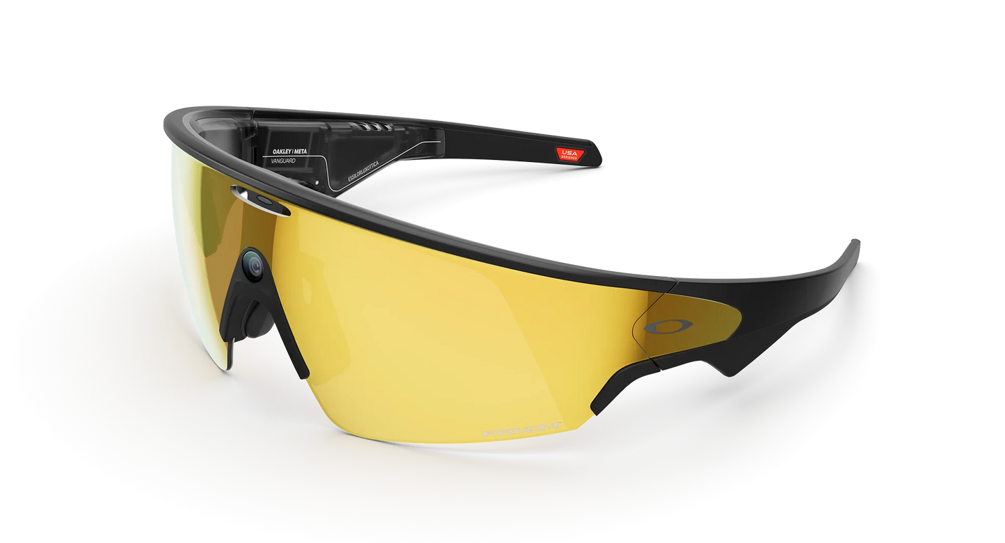 Oakley Meta Vanguard glasses Black Prizm 24k