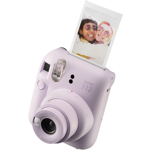Fujifilm Instax Mini 12 Instant Camera – All Colors | Auto Exposure | Built-In Selfie Mirror