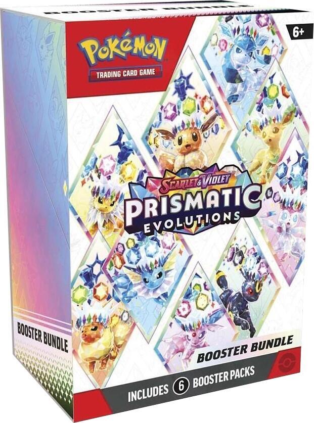 Pokémon Prismatic Evolutions Booster Bundle – 6 Booster Packs - Tech Trove