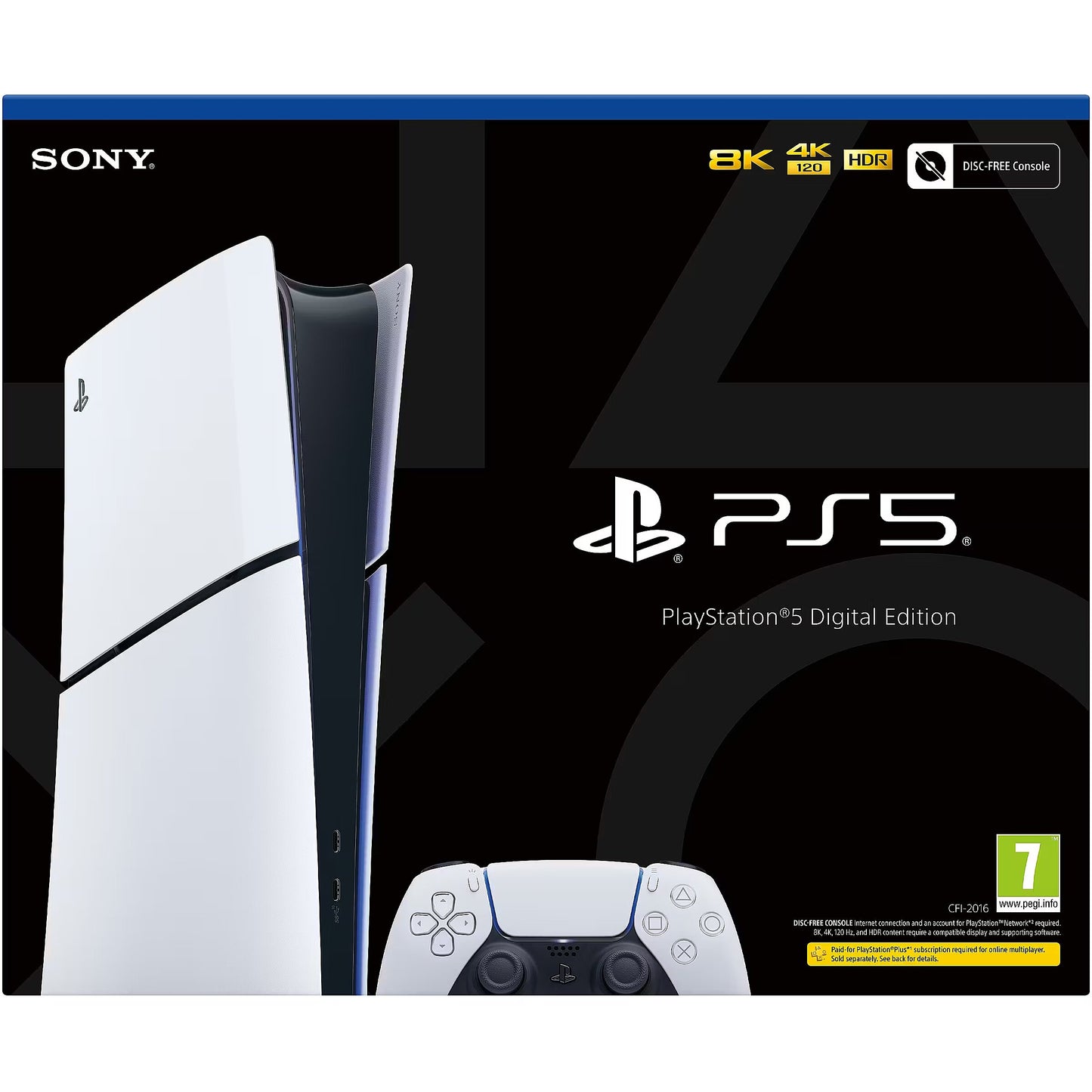 PlayStation 5 Digital Edition – 825 GB (White)