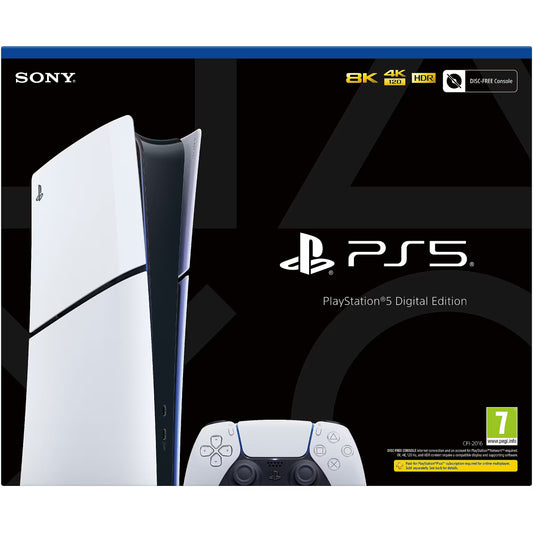 PlayStation 5 Digital Edition – 825 GB (White)