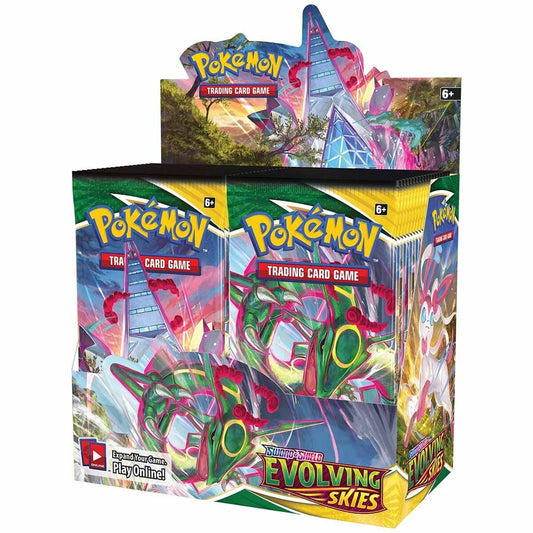 Pokemon TCG Sword & Shield 7 Evolving Skies Booster Box (Sealed) - Tech Trove