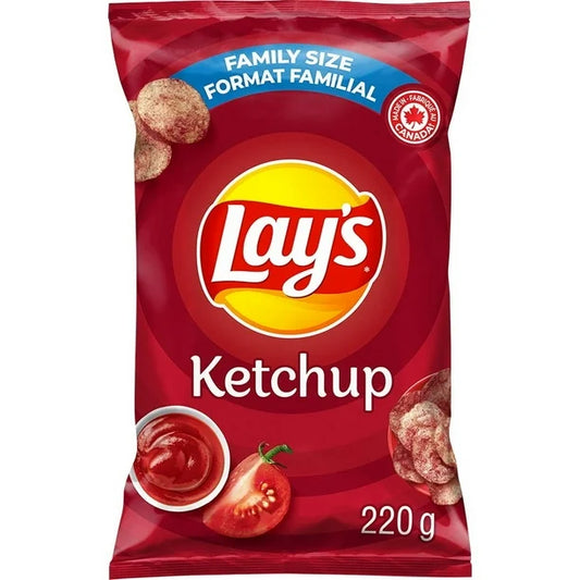 Lay’s Ketchup flavoured potato chips, 220 g. - Tech Trove