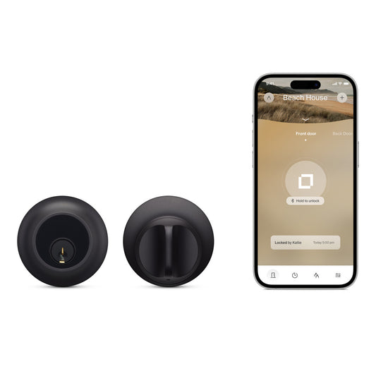 Level Lock+ (Matter) with Apple Home Keys Support - Matte Black - Tech Trove