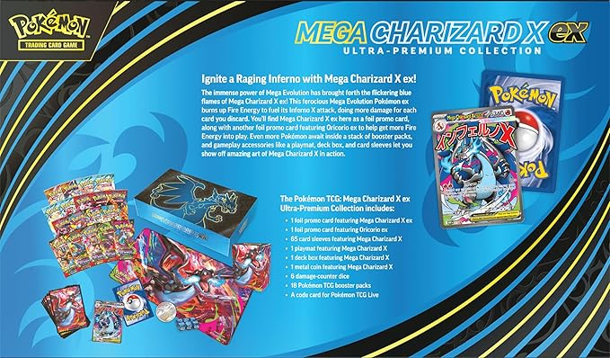 Pokémon TCG — Mega Charizard X ex Ultra-Premium Collection (UPC)