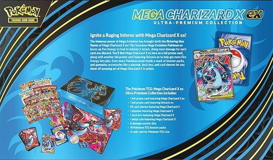 Pokémon TCG — Mega Charizard X ex Ultra-Premium Collection (UPC)