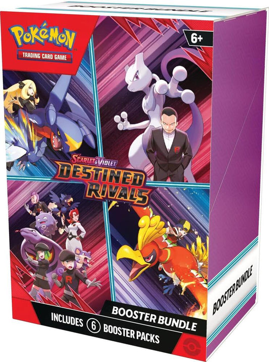 Pokémon Destined Rivals Booster Bundle – 6 Booster Packs - Tech Trove